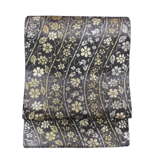 【茶席に映える軽やかな格調】 正絹西陣織袋帯|秦生織物 謹製 水衣錦・ペルシャ小花紋(全通) 【茶席に映える軽やかな格調】 正絹西陣織袋帯|秦生織物 謹製 水衣錦・ペルシャ小花紋(全通)