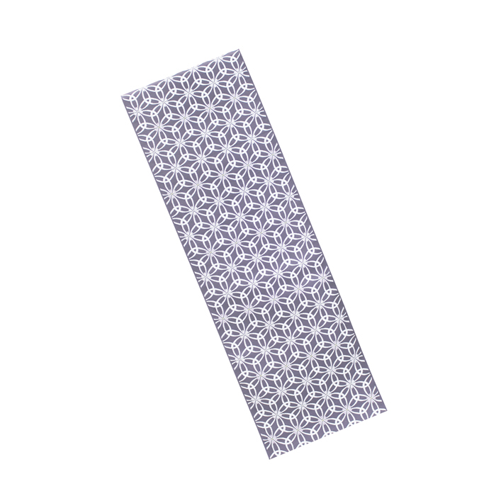 西陣織 九寸名古屋帯 六通柄|ふくい謹製||鉄紺地 七宝文様|お茶席・おしゃれ兼用 西陣織 九寸名古屋帯 六通柄|ふくい謹製||鉄紺地 七宝文様|お茶席・おしゃれ兼用