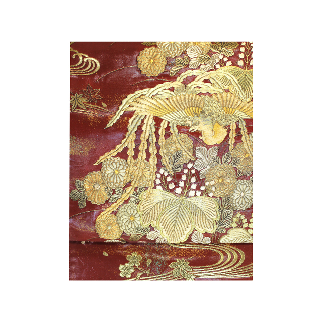 西陣織 芙蓉帯【森本織物謹製】蒔絵 鳳凰桐菊文 ― 世界に誇る工芸美術・蒔絵が織りなす逸品袋帯 ― 西陣織 芙蓉帯【森本織物謹製】蒔絵 鳳凰桐菊文 ― 世界に誇る工芸美術・蒔絵が織りなす逸品袋帯 ―